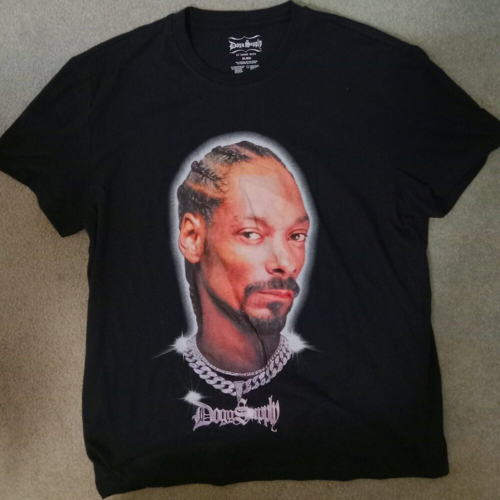 FREE with ANY purchase! BRAND NEW Snoop Dogg Black Tee - Men's XL